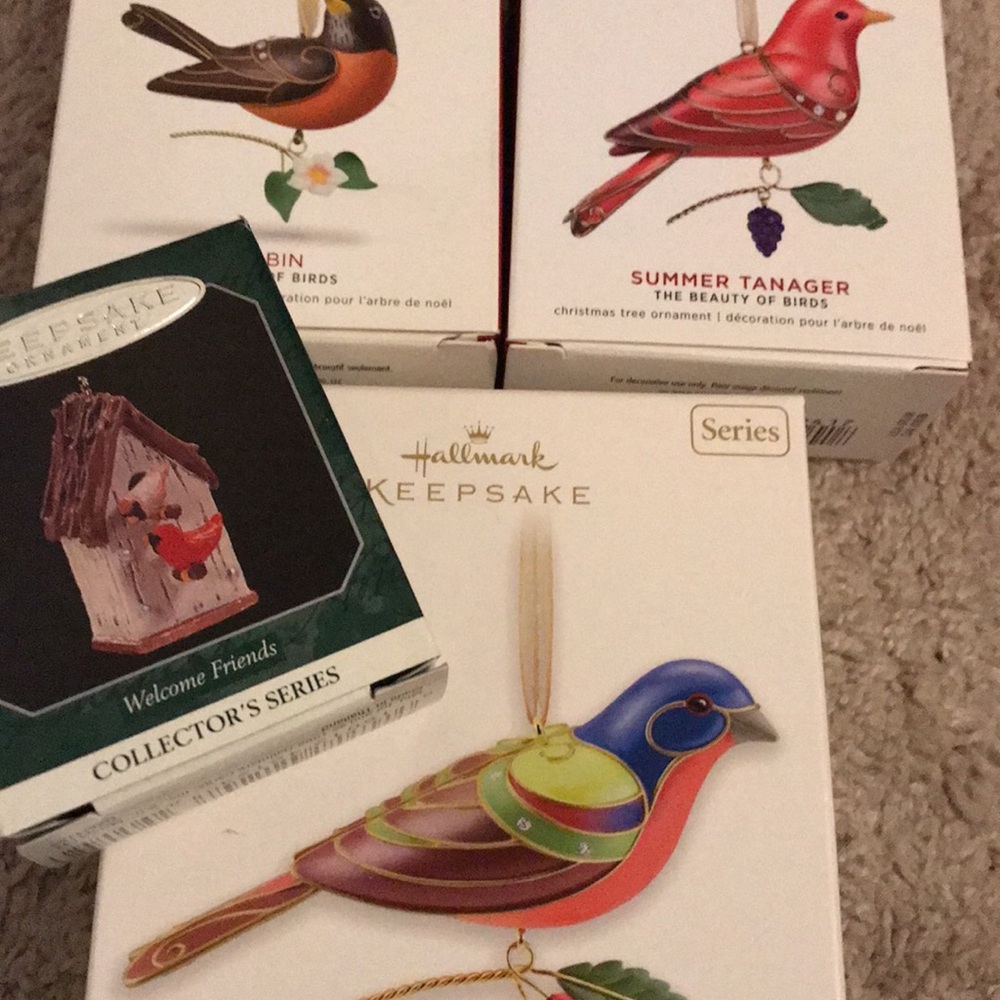 Hallmark Colorful Bird Ornament Collection
